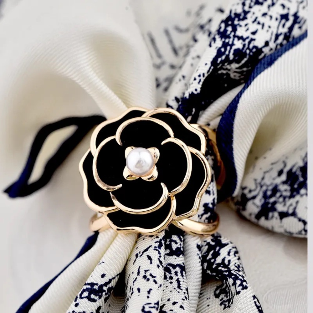 Women’s decorative Scarf ring ONLY; dainty scarf style ring;scarf buckle